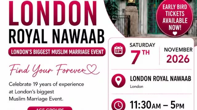 Muslim Marriage Events London - 3 Age Groups