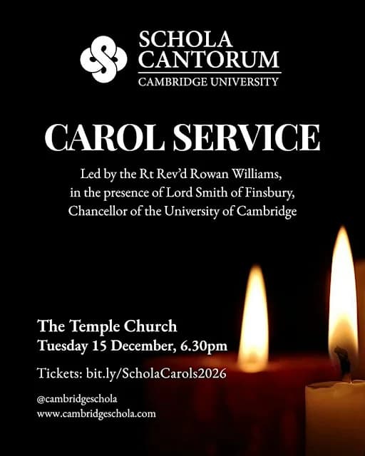 Cambridge Schola Carols at the Temple Church