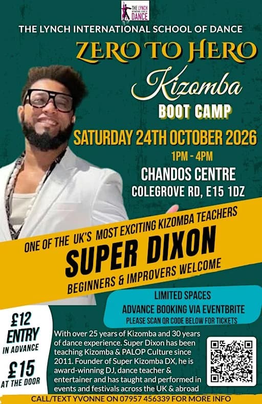 Zero to Hero - Kizomba Bootcamp with Super Dixon