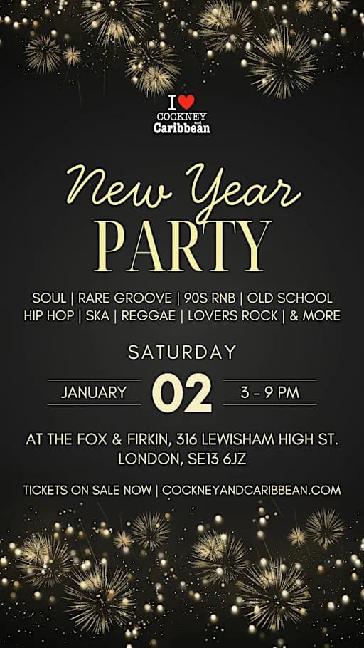 Cockney and Caribbean New Year Soul Day Party