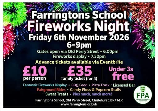 Farrington's Fireworks Spectacular 2026