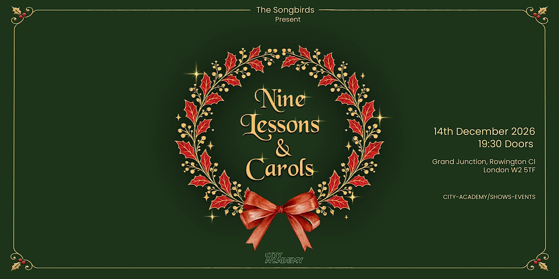 City Academy Songbirds - Nine Lessons & Carols