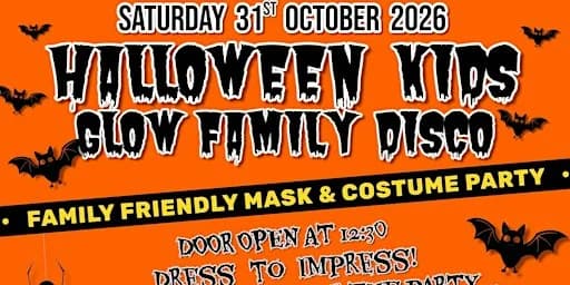 Halloween Kids Glow Disco Party