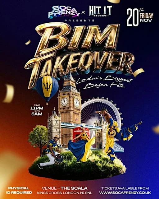 BIM Takeover – London's Biggest Bajan Fete