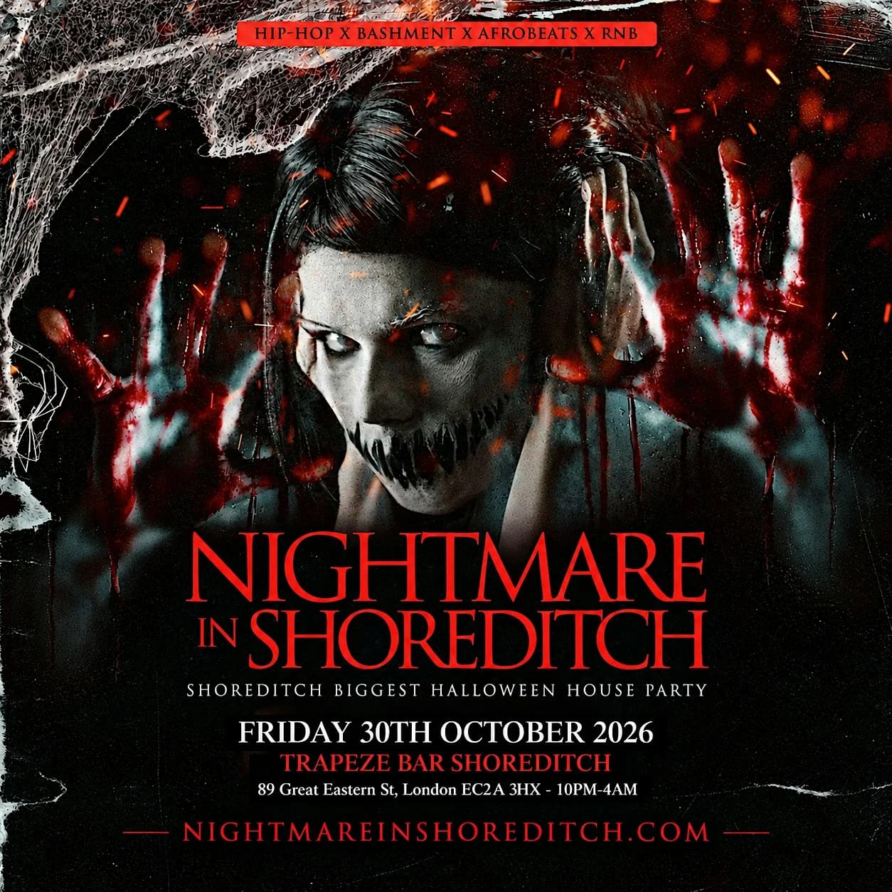 Nightmare in Shoreditch - London's Biggest Halloween Experience
